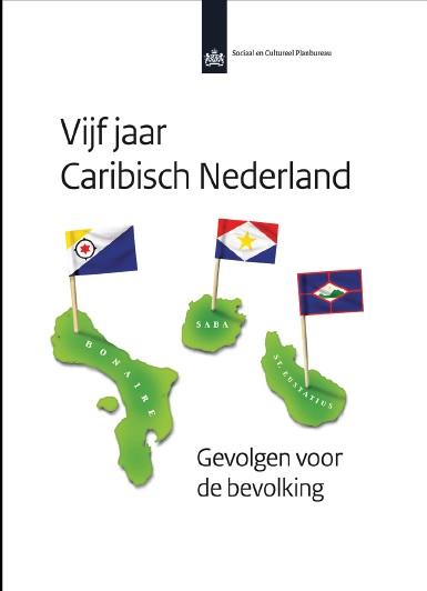 Omslag voor recensies rapport Vijf Jaar Caribisch Nederland