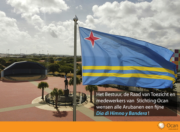 Aruba Dag groet 2026 ocan caribisch
