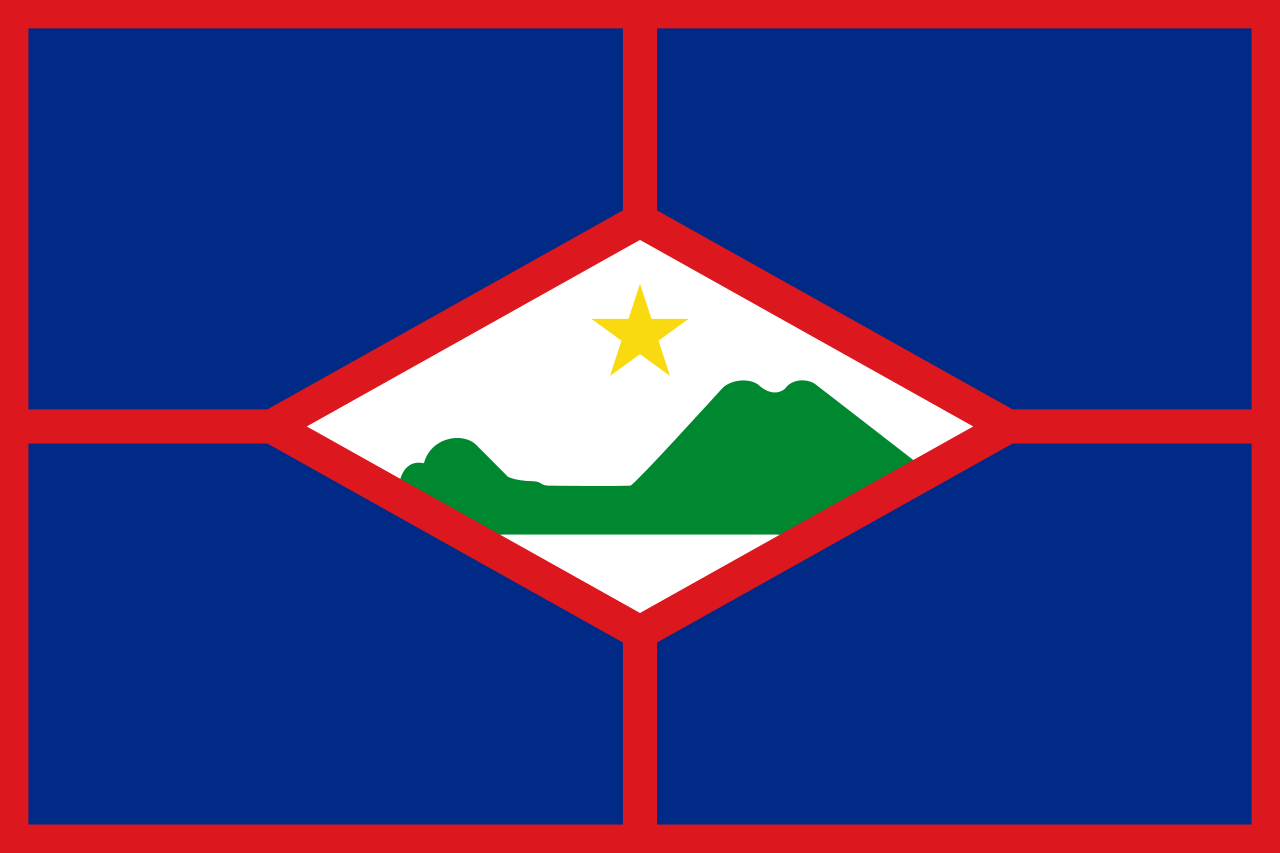 Flag of Sint Eustatius Creative Commons Ocan Caribisch Statia