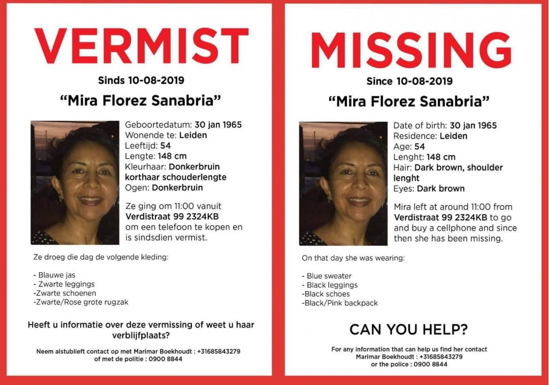 Vermissing Arubaanse Mira Florez Sanabria Ocan Caribisch Aruba Colombiaanse Leiden politie