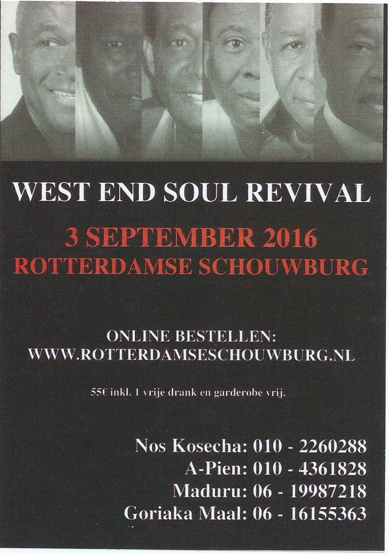Fleyer West End Ocan soulmuziek
