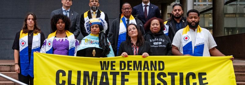 Ocan caribisch greenpeace klimaatzaalk bonaire boneiru climate change