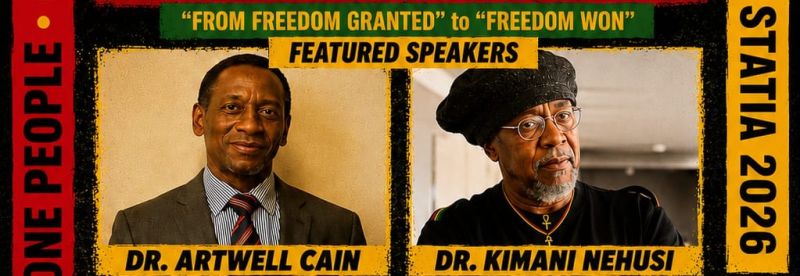 Ocan caribish statia afrikan burial alliance